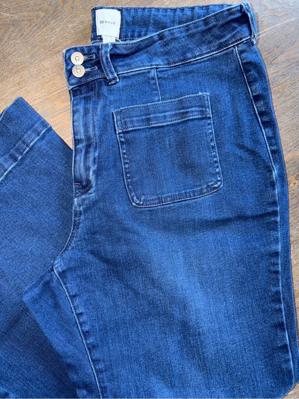 Anthropologie Maeve High-Rise Mega Flare Jeans size 16W - Picture 7 of 8